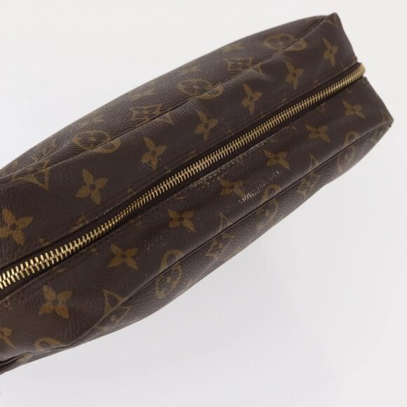 Authentic LOUIS VUITTON Monogram Trousse Toilette 28 Clutch Bag bst288-120225 - Picture 4 of 16
